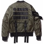 Oblivion Bomber Jacket // Army Green (L)