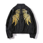 Angelic Denim Jacket // Black (XS)