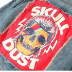 Skull Dust Denim Jacket // Blue (XS)