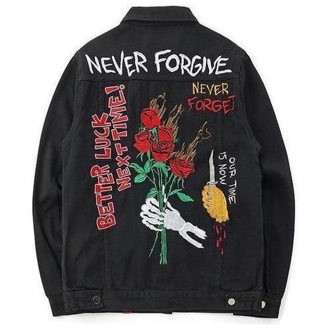 Forgiveness Denim Jacket // Black (XS)