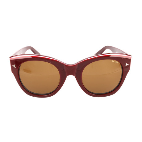 BY2038A23 Sunglasses // Burgundy