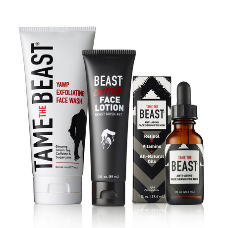 Face Serum + Beast Butter Face Lotion + Yawp Face Wash