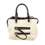 Valentino // Small Leather Duffel Bag // Ivory