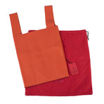 Pebbled Leather Bag // Orange