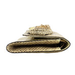 Valentino // Diamond Studded Jaguar Python Skin Cross Body Bag // Ivory