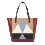 Leather Handbag Tote Bag // Multi-Color