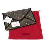 Valentino // Envelope Opaque Mesh Star Clutch Bag // Multi-Color