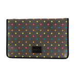 Valentino // Envelope Opaque Mesh Star Clutch Bag // Multi-Color