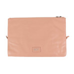 Leather 'Redemption' Clutch Bag // Pink