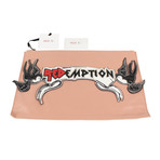 Leather 'Redemption' Clutch Bag // Pink