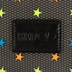 Valentino // Envelope Opaque Mesh Star Clutch Bag // Multi-Color