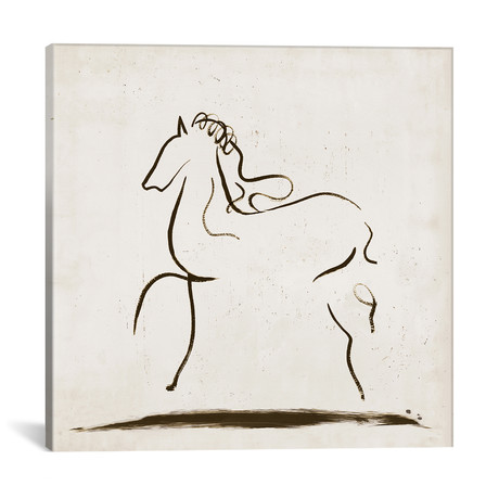 Horse I // Tom Reeves (18"W x 18"H x 0.75"D)