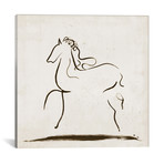 Horse I // Tom Reeves (18"W x 18"H x 0.75"D)