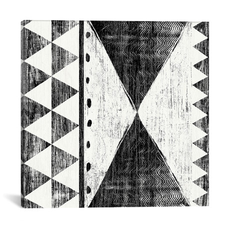Patterns Of The Savanna, B&W II // Moira Hershey (18"W x 18"H x 0.75"D)