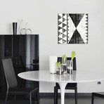 Patterns Of The Savanna, B&W II // Moira Hershey (18"W x 18"H x 0.75"D)