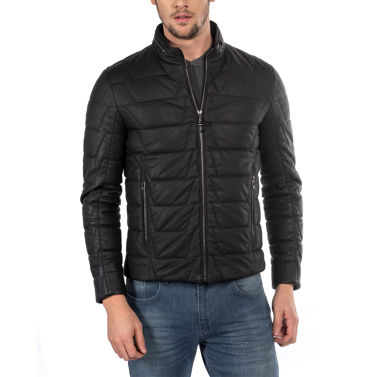 Alexander Leather Jacket // Black (XS) - Ruck & Maul - Touch of Modern