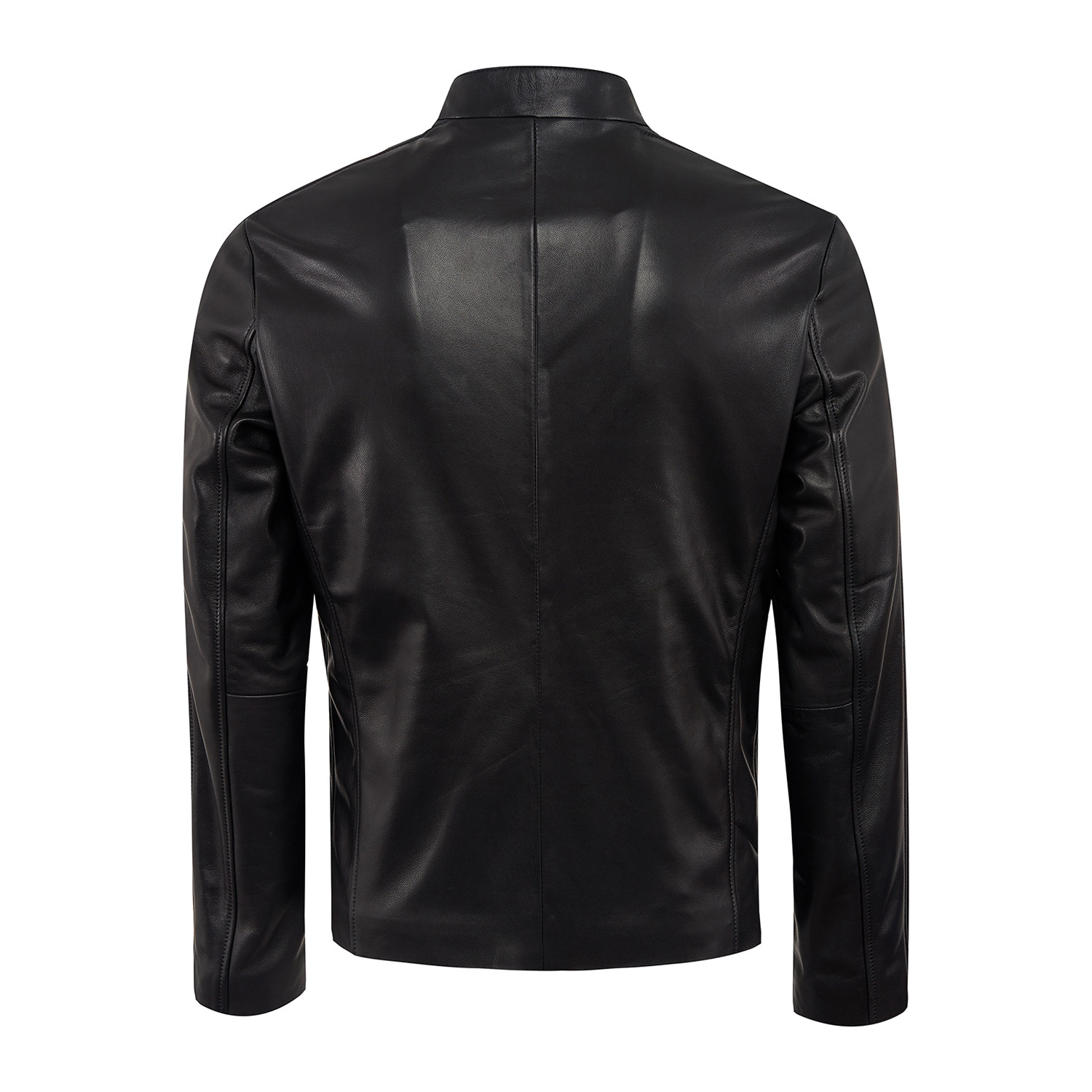 John Leather Jacket Slim // Black (M) - Ruck & Maul - Touch of Modern