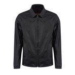 Michael Leather Jacket Slim // Black (XS)