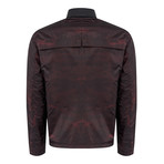 Michael Leather Jacket Slim // Black (2XL)