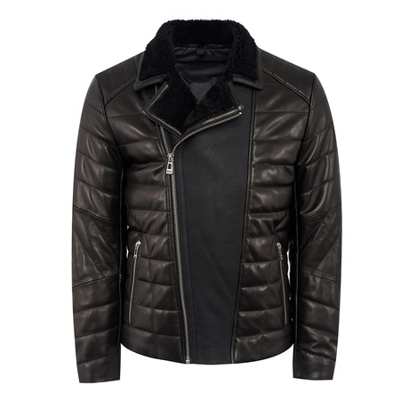 Henry Leather Jacket // Black (XS)