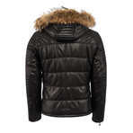 Thomas Leather Jacket // Black (L)