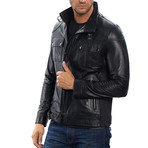 Logan Leather Jacket // Black (2XL)