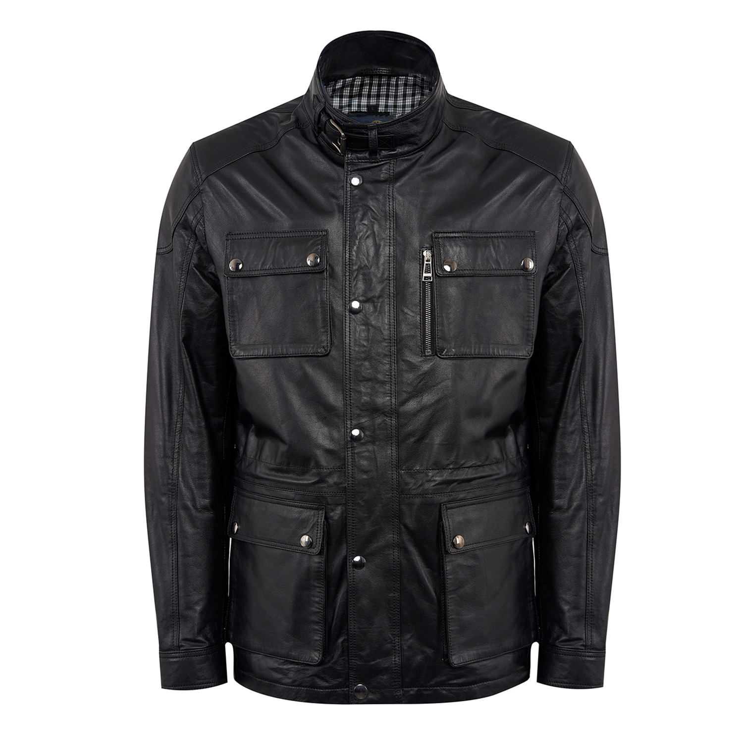 Justin Leather Jacket Slim // Black (XS) - Ruck & Maul - Touch of Modern