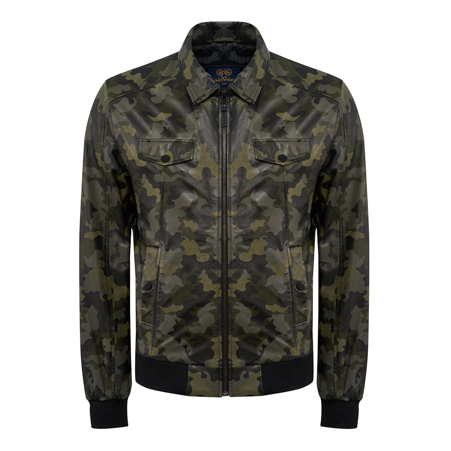 Gabriel Leather Jacket Slim // Camouflage (XL) - Ruck & Maul ...