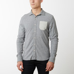 Perry Long Sleeve Shirt // Light Gray (XL)