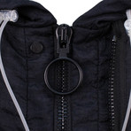 Off White // Mirror Mirror Anorak Rainwear Jacket // Black (XL)