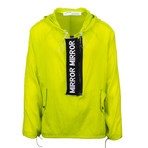 Off White //Mirror Mirror Anorak Rainwear Jacket // Green (M)