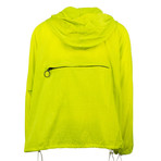 Off White //Mirror Mirror Anorak Rainwear Jacket // Green (XL)