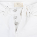 Fear Of God // Men's Fourth Collection Distressed Jeans // White (28WX32L)