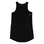 Amiri // Ribbed Tank Top // Black (M)