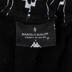Marcelo Burlon // Kappa All Over Shorts // Black (L)