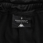 Marcelo Burlon // Kappa Tape Jersey Shorts // Black (XS)