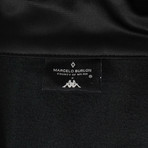 Marcelo Burlon // Kappa Tape Jersey Track Jacket // Black (XL)