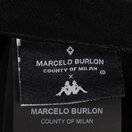 Marcelo Burlon // Kappa Light Wash Antifit Jeans // Black (33)