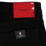 Marcelo Burlon // Kappa Light Wash Antifit Jeans // Black (28WX32L)