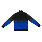Marcelo Burlon // Kappa Gradient Jersey Track Jacket // Black + Blue (XS)