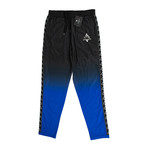 Marcelo Burlon // Kappa Gradient Jersey Pants // Black + Blue (XL)