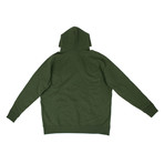 Marcelo Burlon // Wilon Cotton Hoodie Sweatshirt // Green (XS)