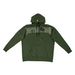 Marcelo Burlon // Wilon Cotton Hoodie Sweatshirt // Green (S)