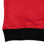 Marcelo Burlon // Kappa Big Logo Crew Neck Sweater // Black + Red (S)
