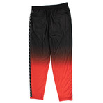 Marcelo Burlon // Kappa Gradient Pants // Black + Red (2XL)