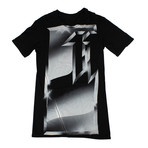 11 By Boris Bidjan Saberi // Cotton Crewneck T-Shirt // Black (XS)