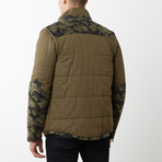 Mendicino Convertible Vest Jacket // Brown (M)