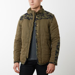 Mendicino Convertible Vest Jacket // Brown (XL)