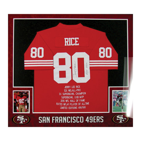Signed Jersey // Jerry Rice