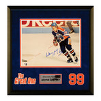 Signed + Framed Photograph // Wayne Gretzky